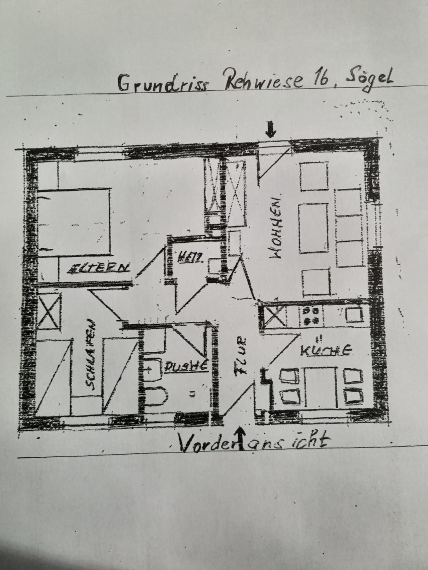 "Am Waldesrand" Re16 Villa Sögel Buitenkant foto